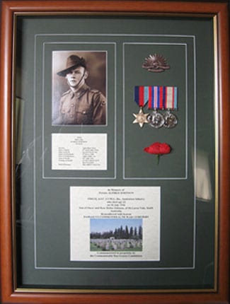 Medal Mounting and Framing